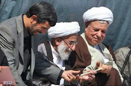 هاشمی رفسنجانی - احمد جنتی - احمدی نژاد