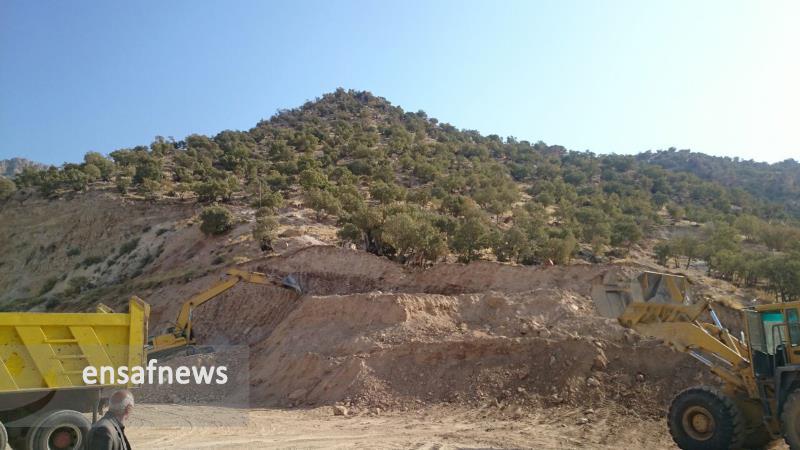 عکس | آلاچیقی بالاتر از میدان ارغوان ایلام