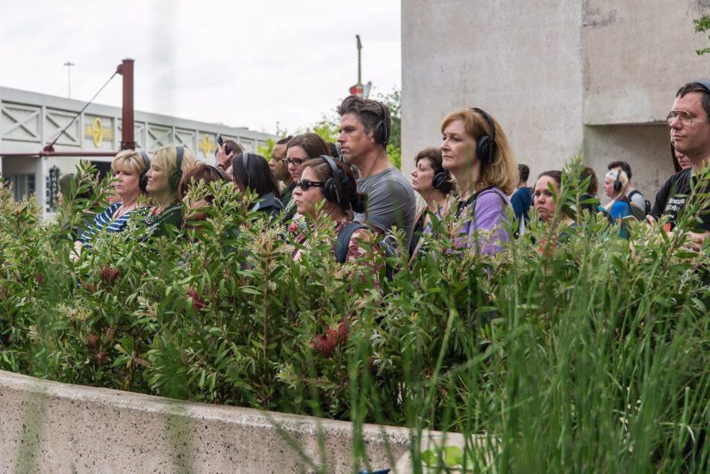 ▫️تصویرى از اجراى رمینى پروتکل در فستیوال کانترکارنت تگزاس. عکس از خدمات خلاق دب فوتو.