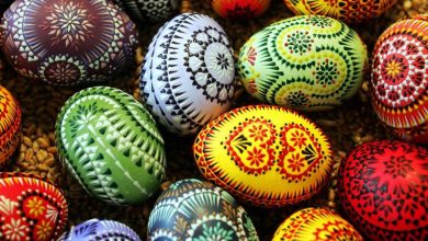 تخم مرغ رنگی سفره هفت سین عید نوروز