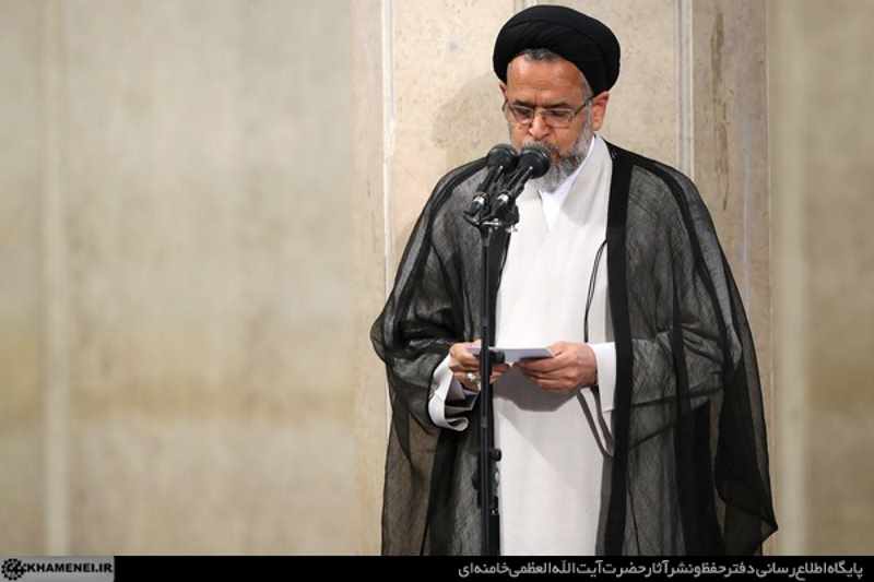 محمود علوی در دیدار با رهبری