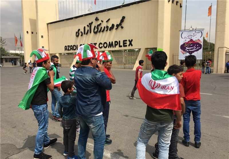 ارزان شدن بلیت طبقه دوم آزادی برای بازی ایران - پرتغال