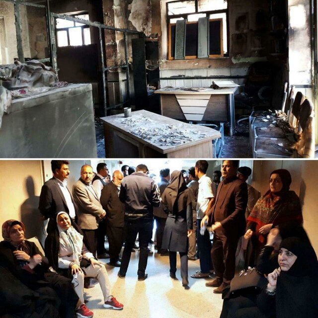 جزئیاتی از حادثه آتش‌ سوزی واحد آموزشی در زاهدان‌
