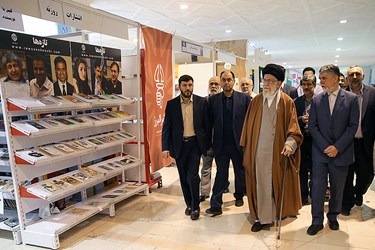 حضور رهبری در نمایشگاه کتاب