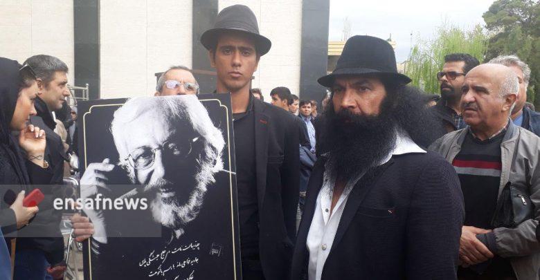 گزارش تصویری تشییع جنازه جمشید مشایخی