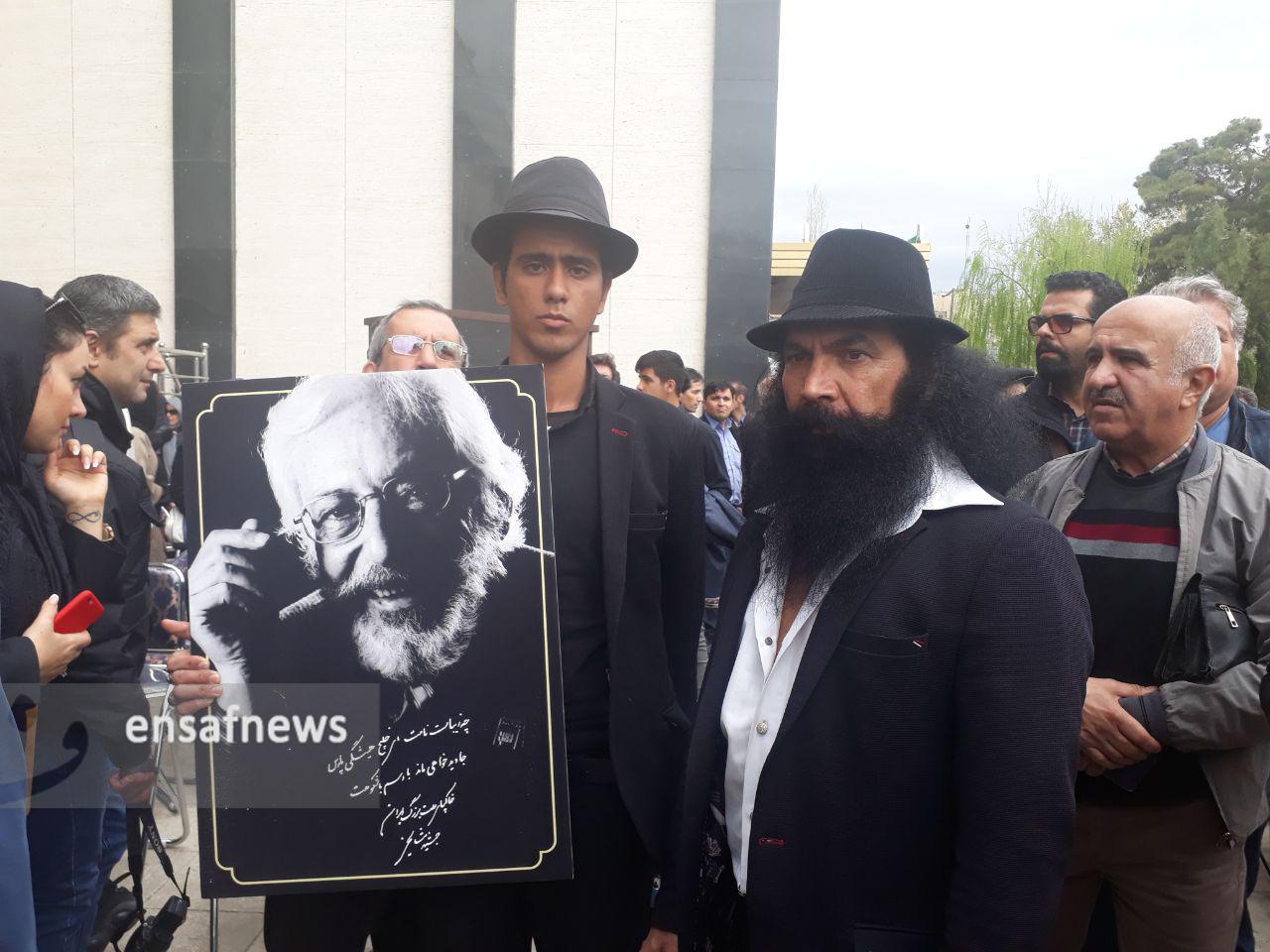 گزارش تصویری تشییع جنازه جمشید مشایخی