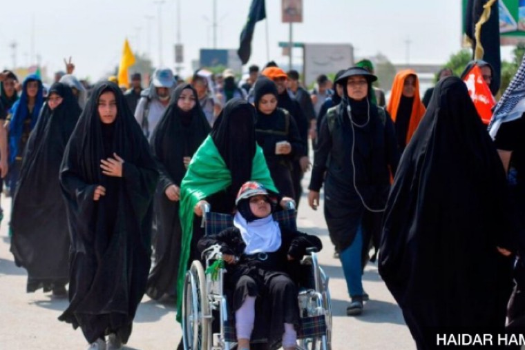 گزارش و تصاویر بی بی سی از اربعین