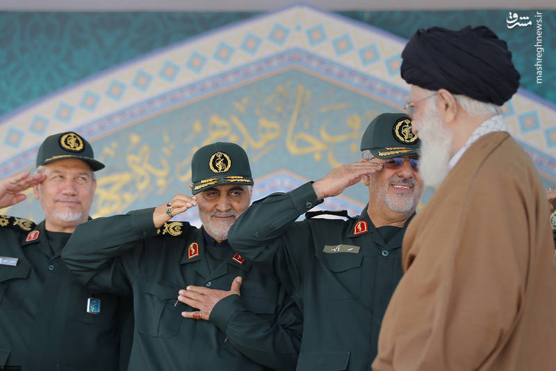 عکس سردار سلیمانی همراه رهبر