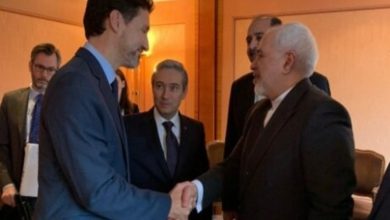 دیدار ظریف با نخست‌وزیر کانادا