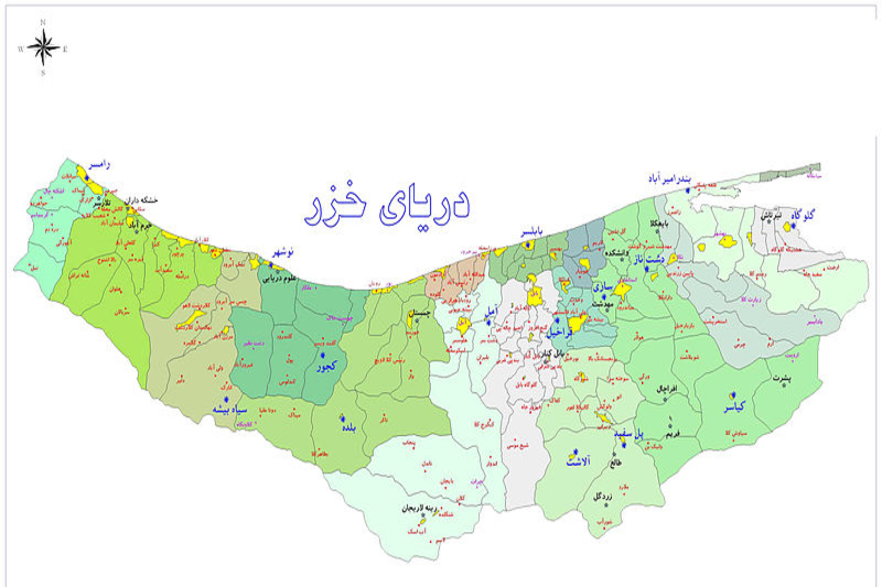 مسیرهای ورودی به استان مازندران مسدود شد