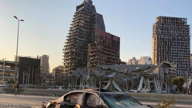 تصاویر بیروت قبل و بعد از انفجار