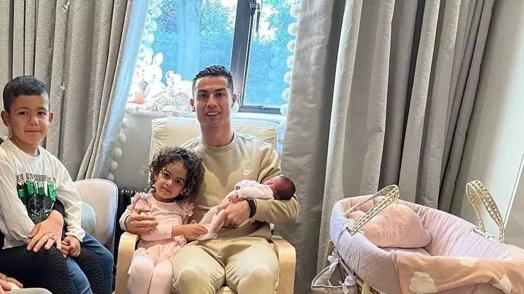 عکس دختر تازه متولد شده رونالدو