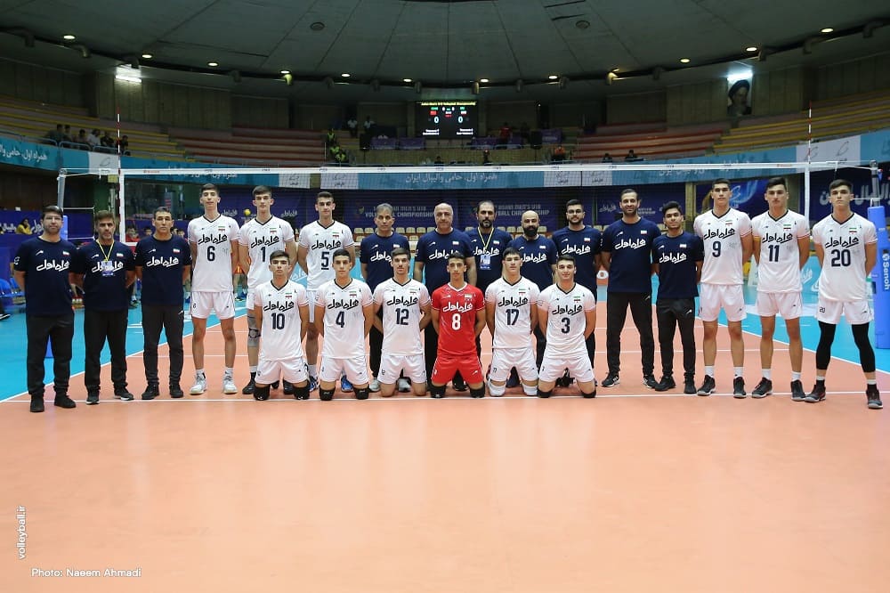 مسابقه والیبال ایران و کویت در 26 مرداد 1401 قهرمانی نوجوانان آسیا