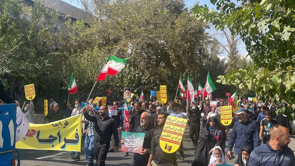 تظاهرات سراسری شورای هماهنگی تبلیغات اسلامی در اعتراض به اتفاقات روزهای اخیر