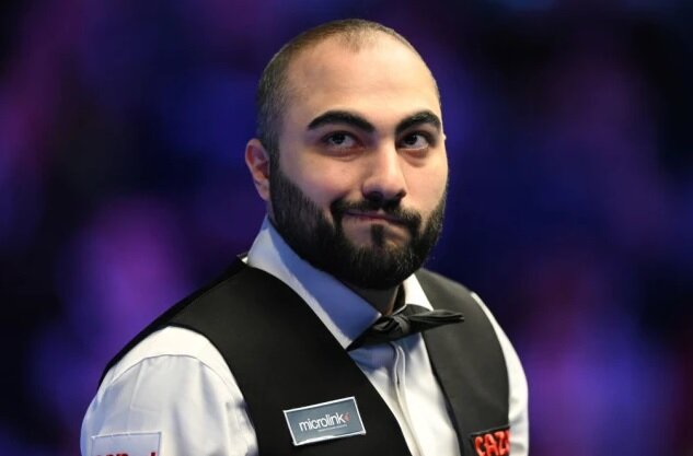 پخش زنده اسنوکر قهرمانی جهان 27 فروردین 1402 | حسین وفایی _ دینگ جون هوی