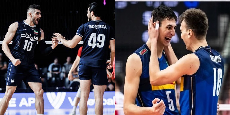 پخش زنده والیبال ایران و ایتالیا 31 خرداد 1402 | لیگ ملت های والیبال 2023