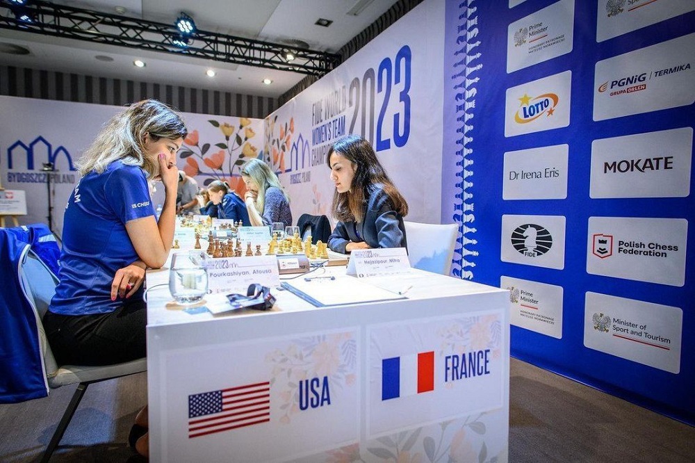 جدال دو استاد بزرگ زن شطرنج ایران زیر پرچم آمریکا و فرانسه | ثبت تصویری دردناک از جام جهانی شطرنج برای ورزش ایران