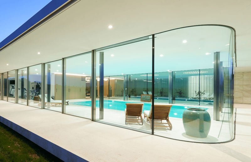 شیشه خم سکوریت koolivand